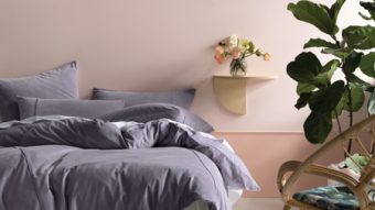 LINEN HOUSE DELUX VELVET LAVENDER