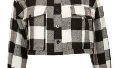 MISSGUIDED CHECK CROP SHIRT