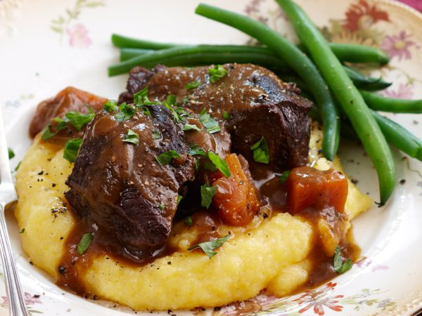 The Villas braised beef cheeks