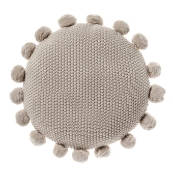 ADAIRS POM POM ROUND CUSHION