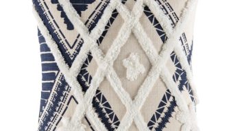 KAS AUSTRALIA DAYO NAVY CUSHION