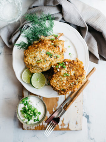 Kumara & Zucchini Fritters