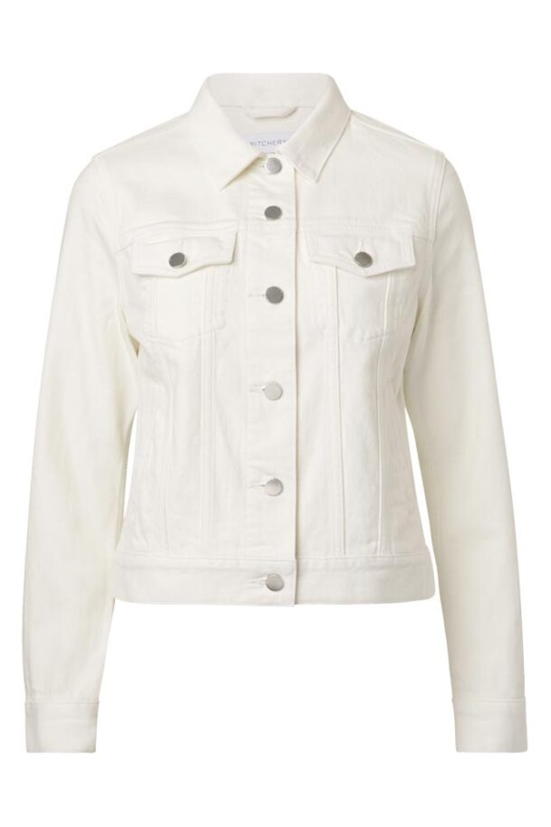 Witchery classic denim jacket in parchment - Metropol