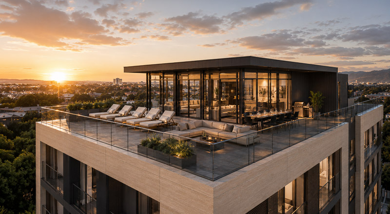 Facebook Rooftop Building Tallest build since the quakes - Metropol